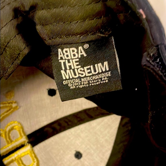 Black Cap with Gold ABBA Logo - Picture 3 of 4